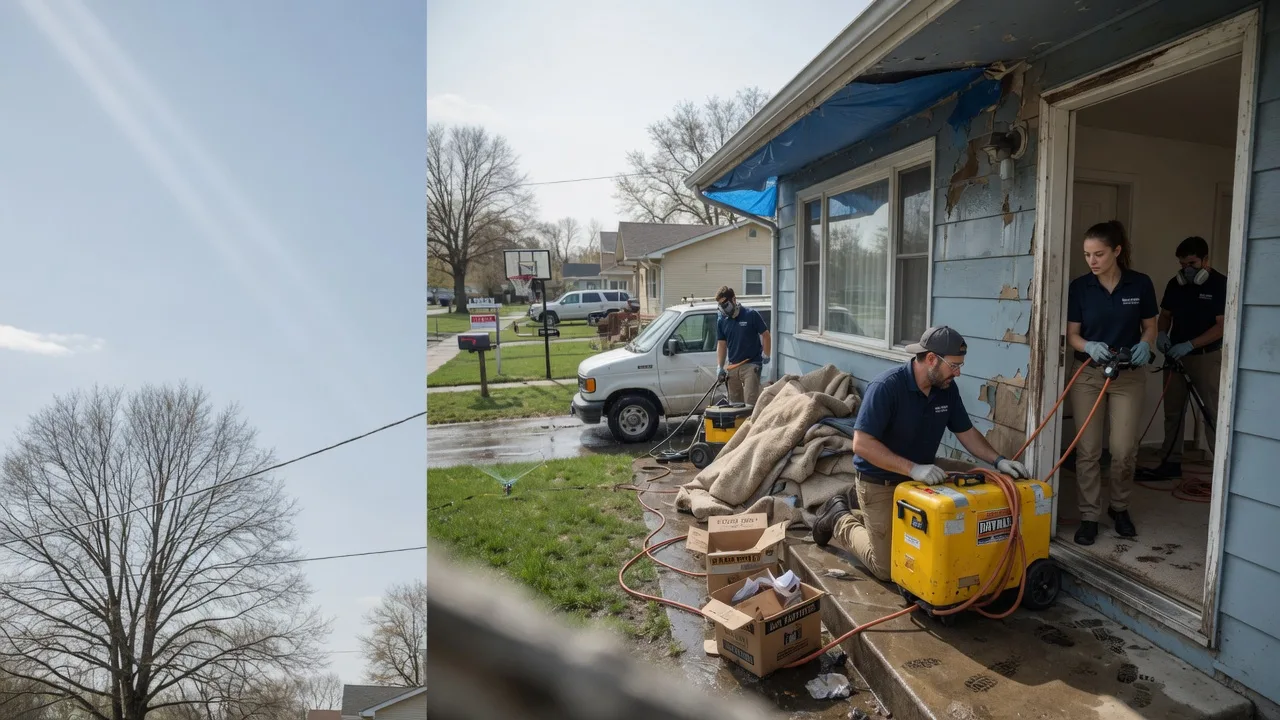 Basement Flood Cleanup in Oxford, KS near me